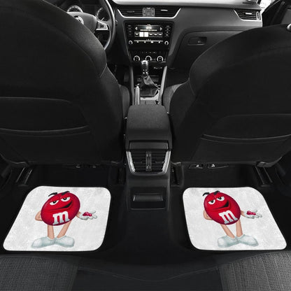 Red M&M Chocolate Car-Mats