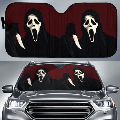 Scream Ghostface Car Auto Sun Shades