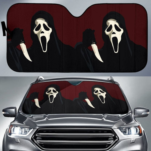 Scream Ghostface Car Auto Sun Shades