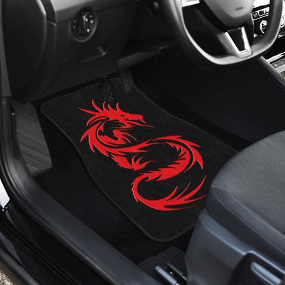 Amazing Great Red Dragon Car Floor Mats