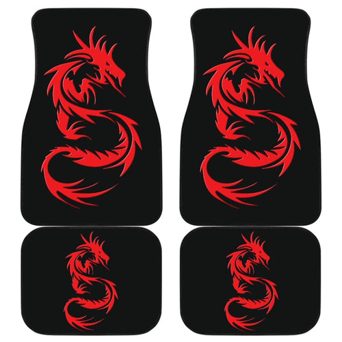 Amazing Great Red Dragon Car Floor Mats