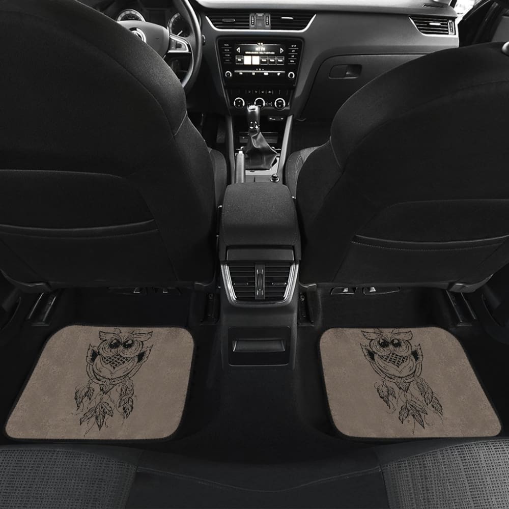 Cute Native American Owl Dreamcatcher Car Accessories Car Floor Mats
