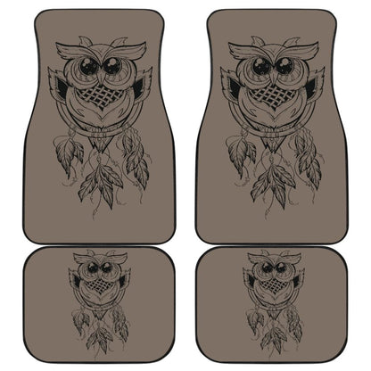 Cute Native American Owl Dreamcatcher Car Accessories Car Floor Mats