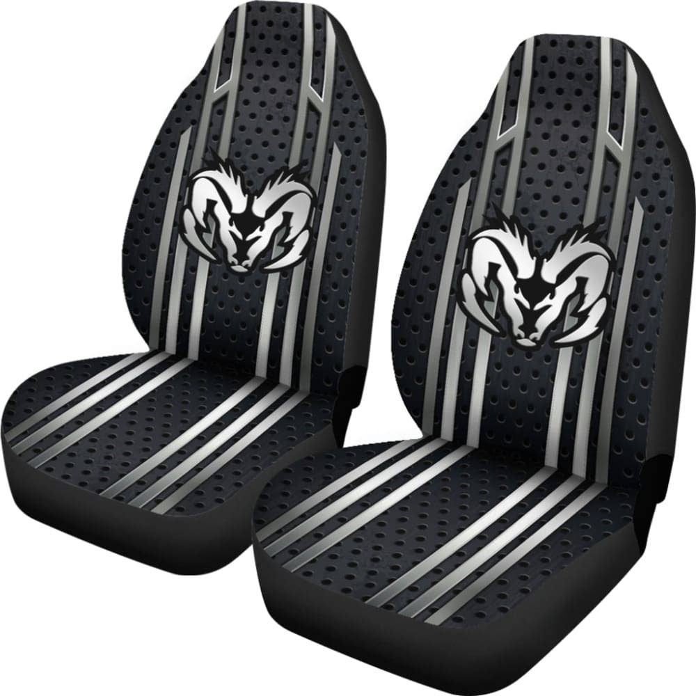 Amazing Black And Grey Dodge Ram Car Seat Covers Custom