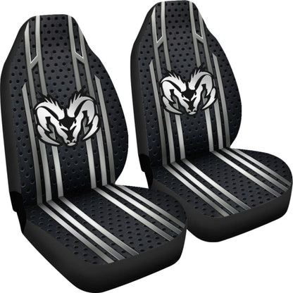 Amazing Black And Grey Dodge Ram Car Seat Covers Custom