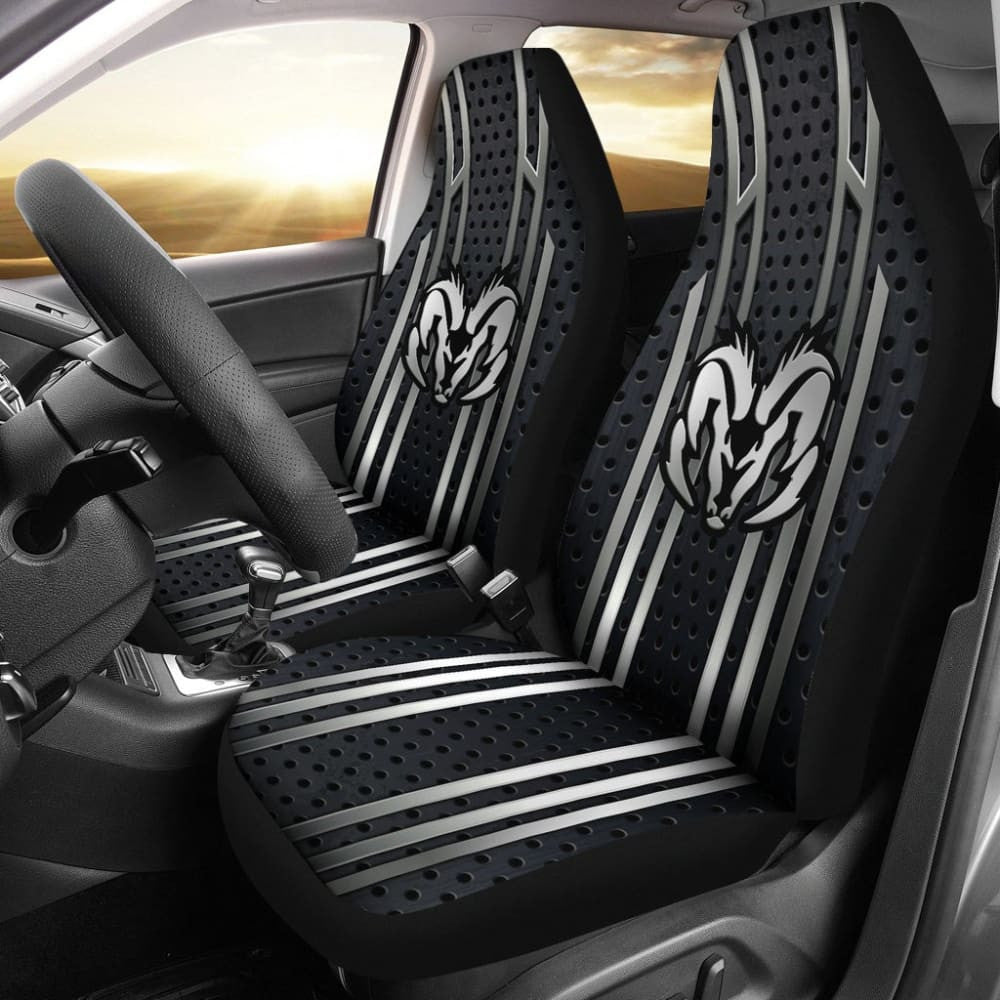 Amazing Black And Grey Dodge Ram Car Seat Covers Custom