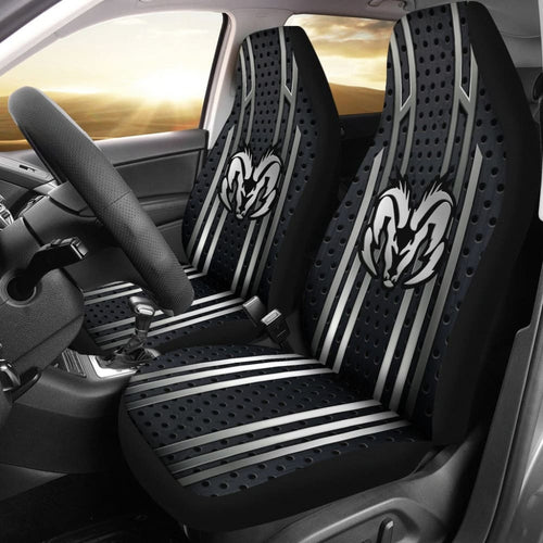 Amazing Black And Grey Dodge Ram Car Seat Covers Custom