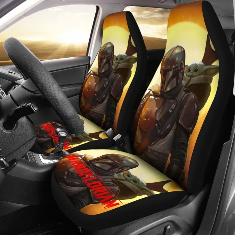 Baby Yoda And Mandalorian Car Seat Covers Star Wars Fan