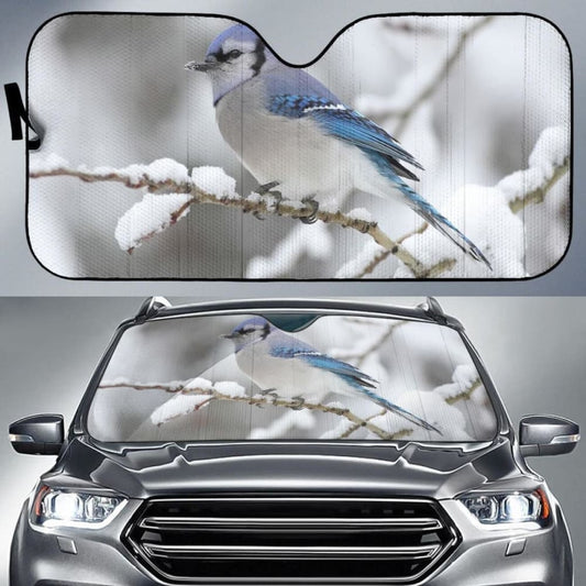 Blue Jay Algonquin Provincial Park Canada Car Sun Shade