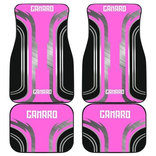 Pink Black Camaro White Letter Car Accessories Car Floor Mats