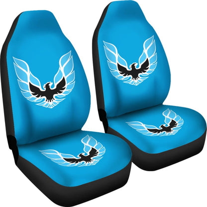Pontiac Firebird Blue Themed Car Seat Covers Custom