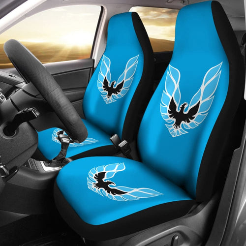 Pontiac Firebird Blue Themed Car Seat Covers Custom