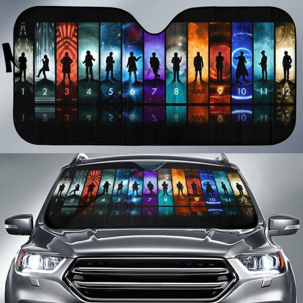 All Number Doctor Who Auto Sun Shade Amazing