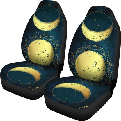 Sun And Moon Galaxy Car Seat Covers
