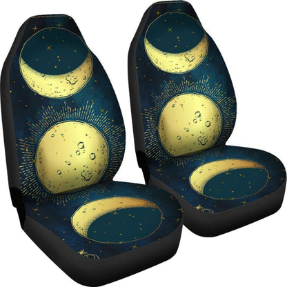 Sun And Moon Galaxy Car Seat Covers