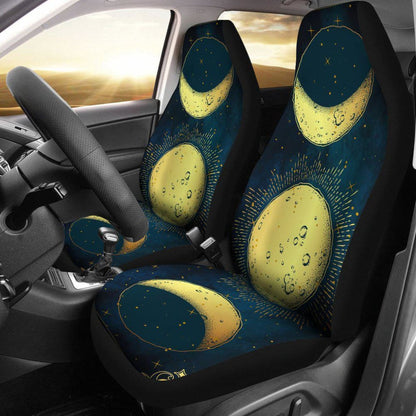 Sun And Moon Galaxy Car Seat Covers