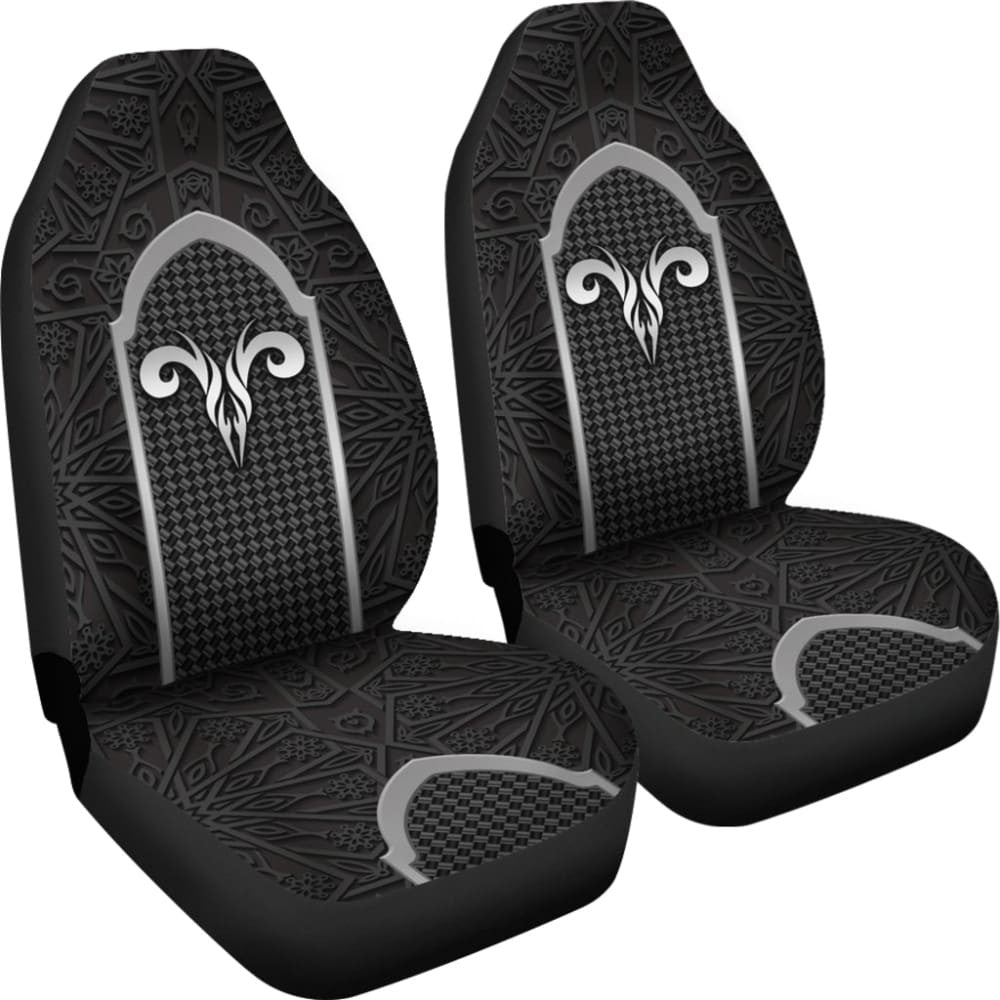 Amazing Black And Grey Dodge Ram Car Seat Covers Custom