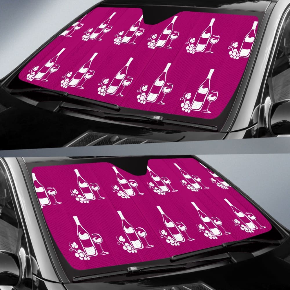 Red Wine Custom Car Decoration Car Auto Sun Shades