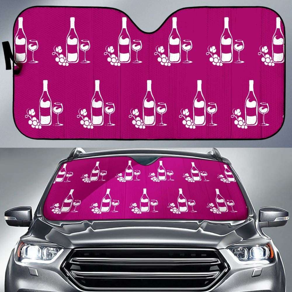 Red Wine Custom Car Decoration Car Auto Sun Shades