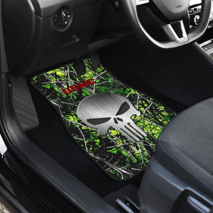 Toxic US Marine Corps Punisher Print Design Car Floor Mats