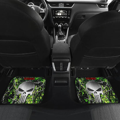 Toxic US Marine Corps Punisher Print Design Car Floor Mats