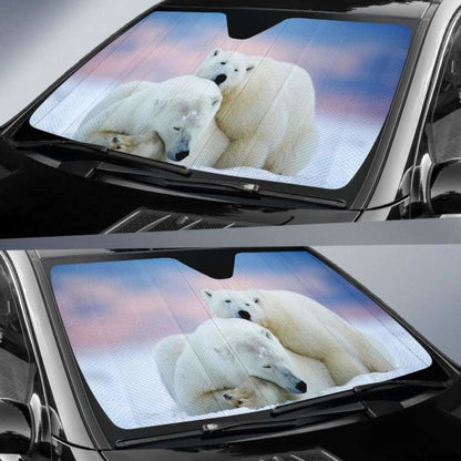 Pola Bear Winter Animal Sun Shade