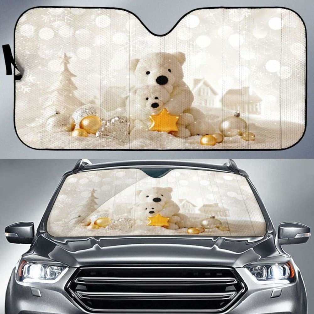 Christmas New Year Bear Decorations Sun Shade Amazing Best Gift Ideas