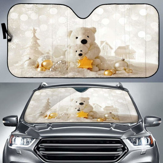 Christmas New Year Bear Decorations Sun Shade Amazing Best Gift Ideas