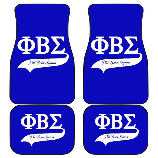 Phi Beta Sigma Crest Car Floor Mats