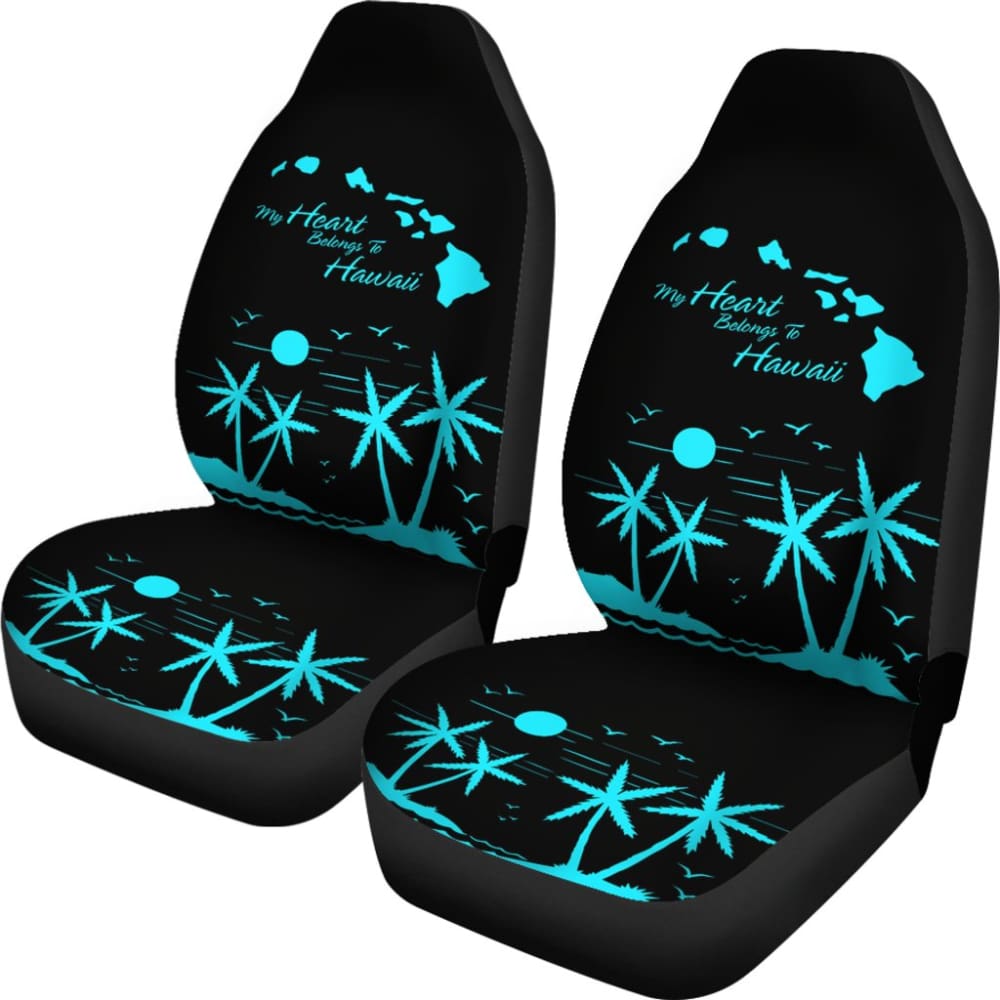 My Heart Belongs To Hawaii Car Seat Covers