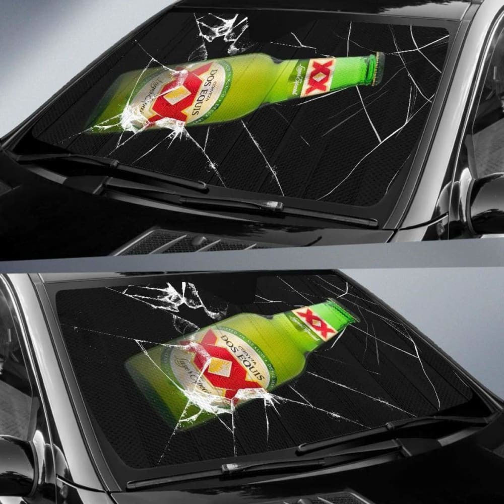 Dos Equis Auto Sun Shade Car Sun Visor Funny Beer Lover