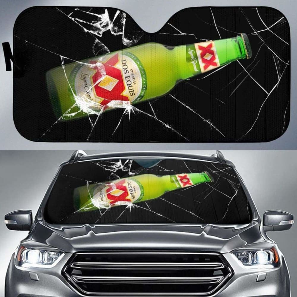 Dos Equis Auto Sun Shade Car Sun Visor Funny Beer Lover