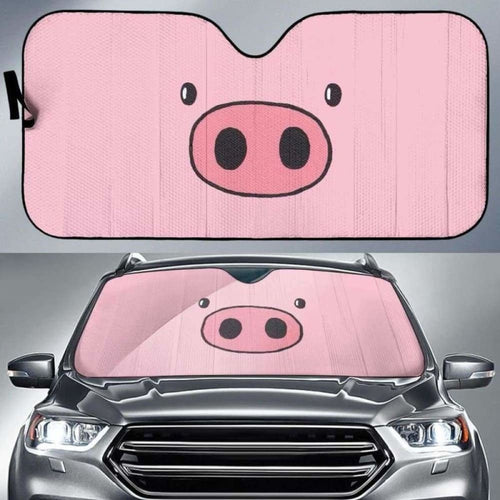 Pig Head Car Auto Sun Shades