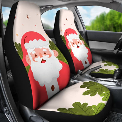 Cute Christmas Santa Claus Car Seat Covers