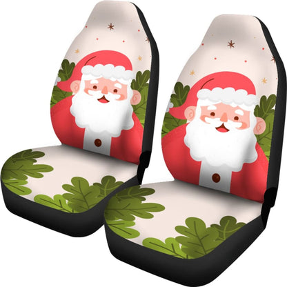 Cute Christmas Santa Claus Car Seat Covers