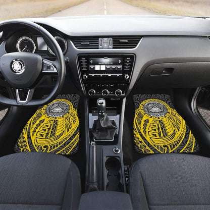 Samoa Coat Of Arms Fall In The Wave Car Floor Mats