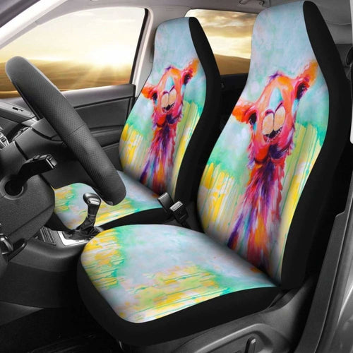 Colorful Llama Car Seat Covers