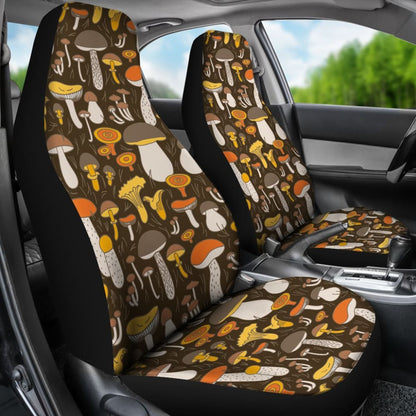 Pattern Print Mushroom Car Seat Covers