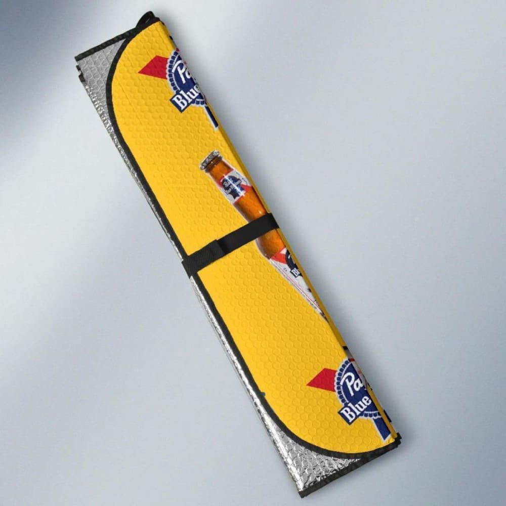 Pabst Blue Ribbon Car Sun Shade Auto Sun Visor For Beer Lover