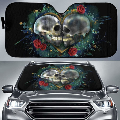Skull Love Car Sun Shades Amazing Gift Ideas