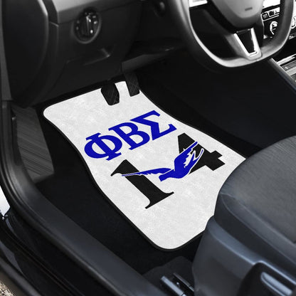 Phi Beta Sigma Fraternity Printing Car Floor Mats