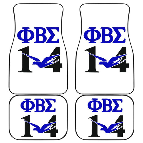 Phi Beta Sigma Fraternity Printing Car Floor Mats