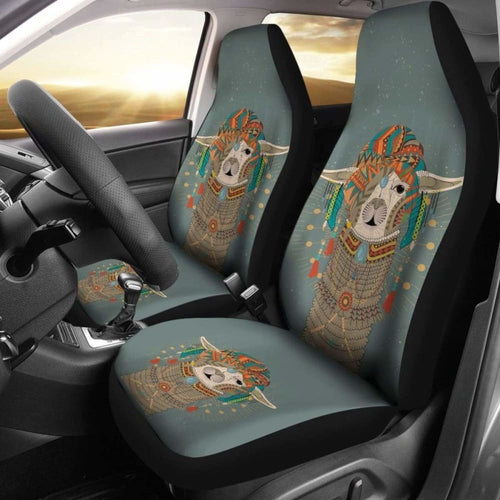 Funny Llama Car Seat Covers