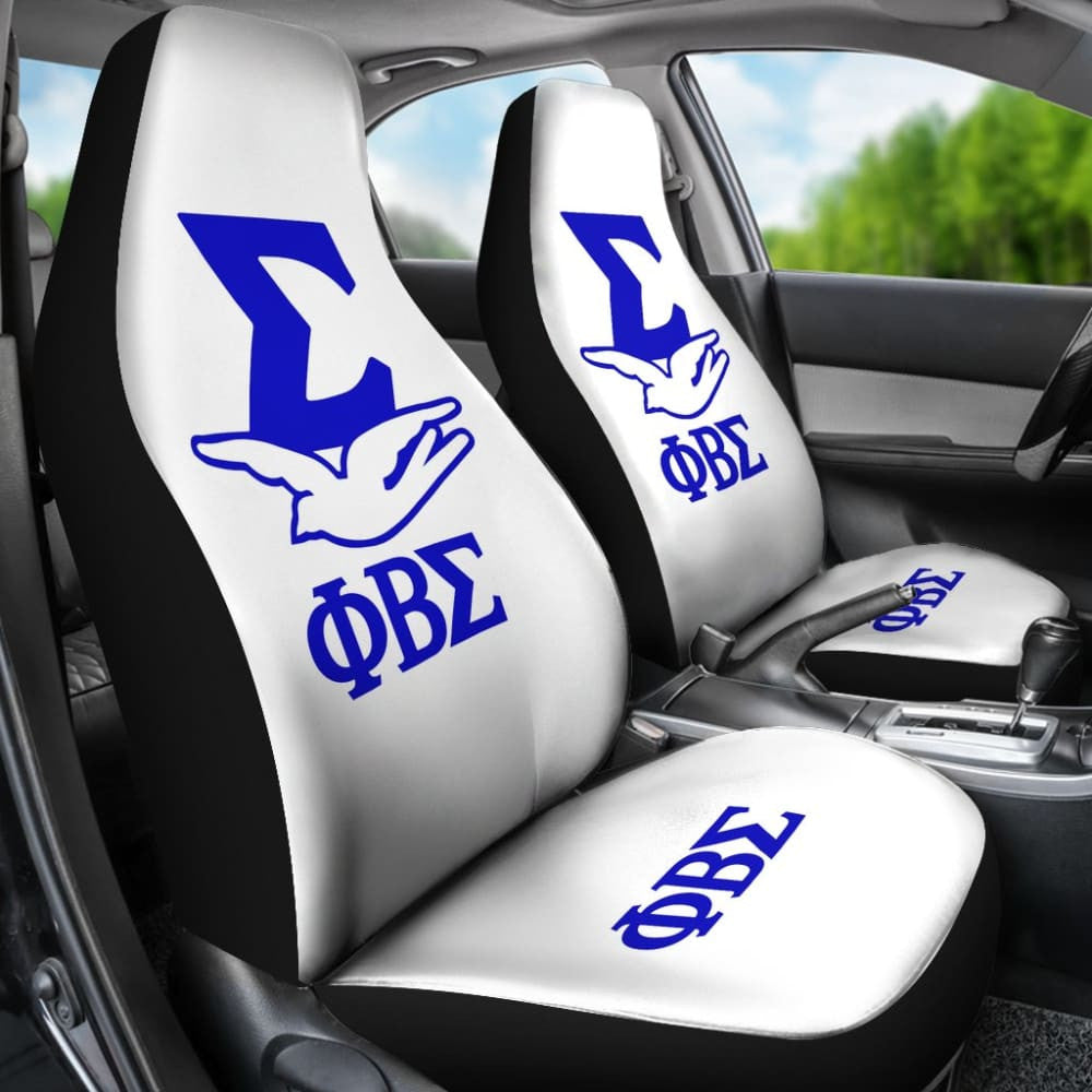 Phi Beta Sigma Car Gift Set Car Seat Covers