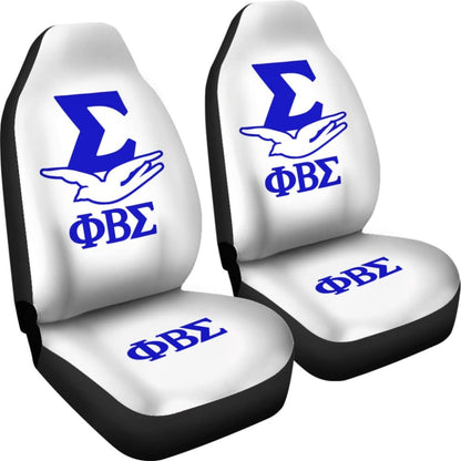 Phi Beta Sigma Car Gift Set Car Seat Covers