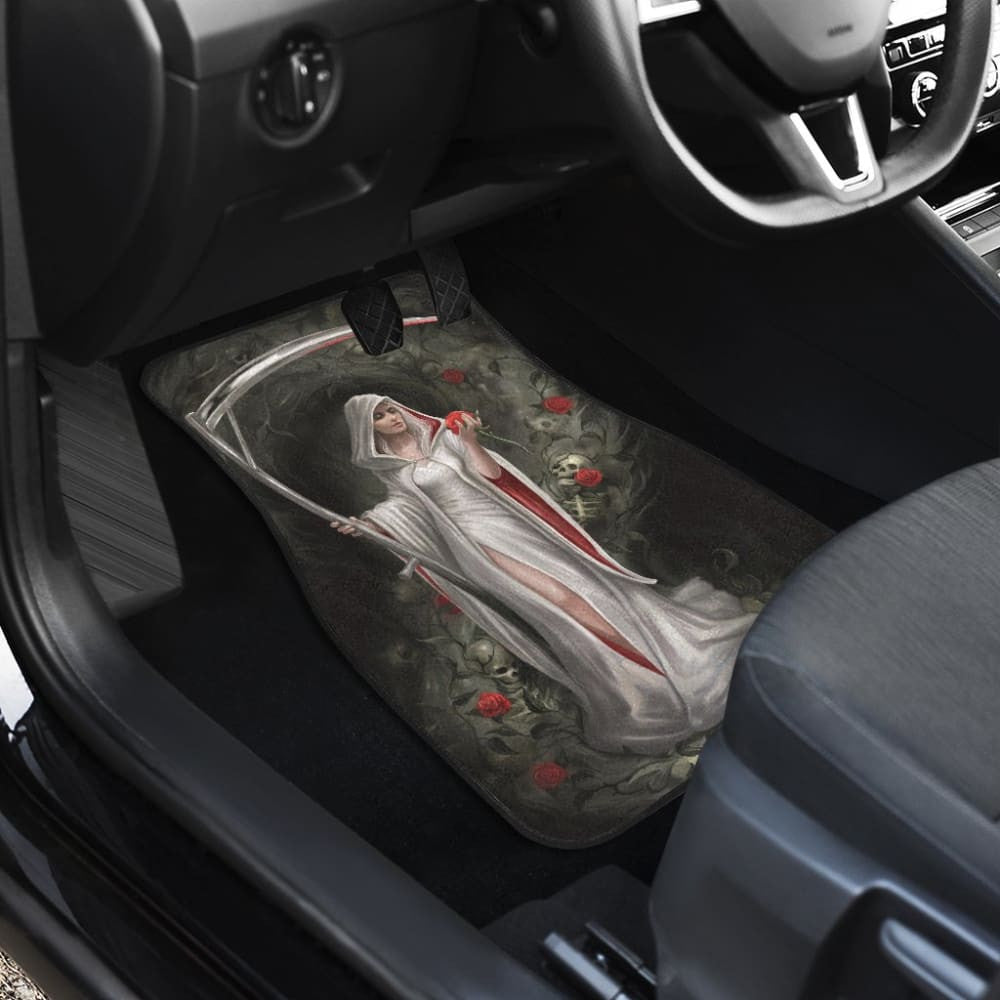 Romantic And Deadly Queen Grim Reaper Car Floor Mats
