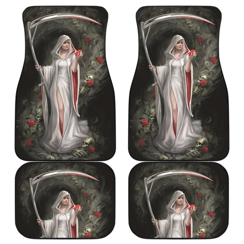 Romantic And Deadly Queen Grim Reaper Car Floor Mats