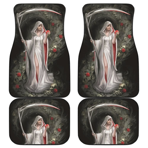Romantic And Deadly Queen Grim Reaper Car Floor Mats