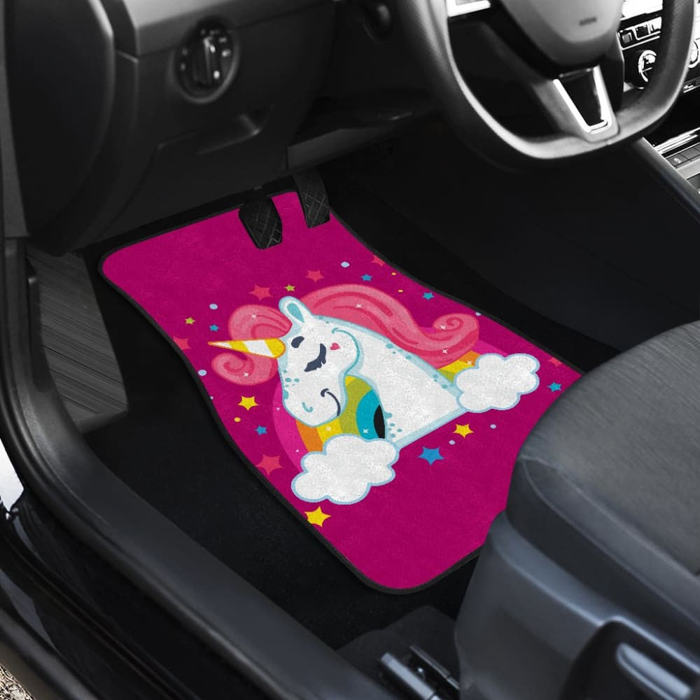 Amazing LGBT Unicorn Pink Themed Car Floor Mats
