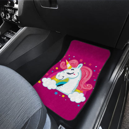 Amazing LGBT Unicorn Pink Themed Car Floor Mats